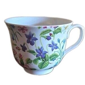 Kent Pottery English Floral Design Coffee Tea Cup Mug Spring Flowers Elegant